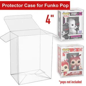 50PCS Clear Box 4" Vinyl Display Case